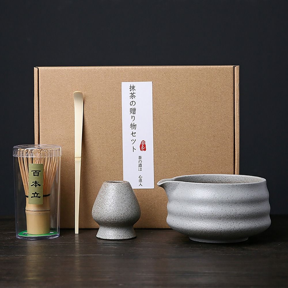 4PCS New Bamboo Ceramic Japane - огляд і ціна Bamboo Whisk Chasen