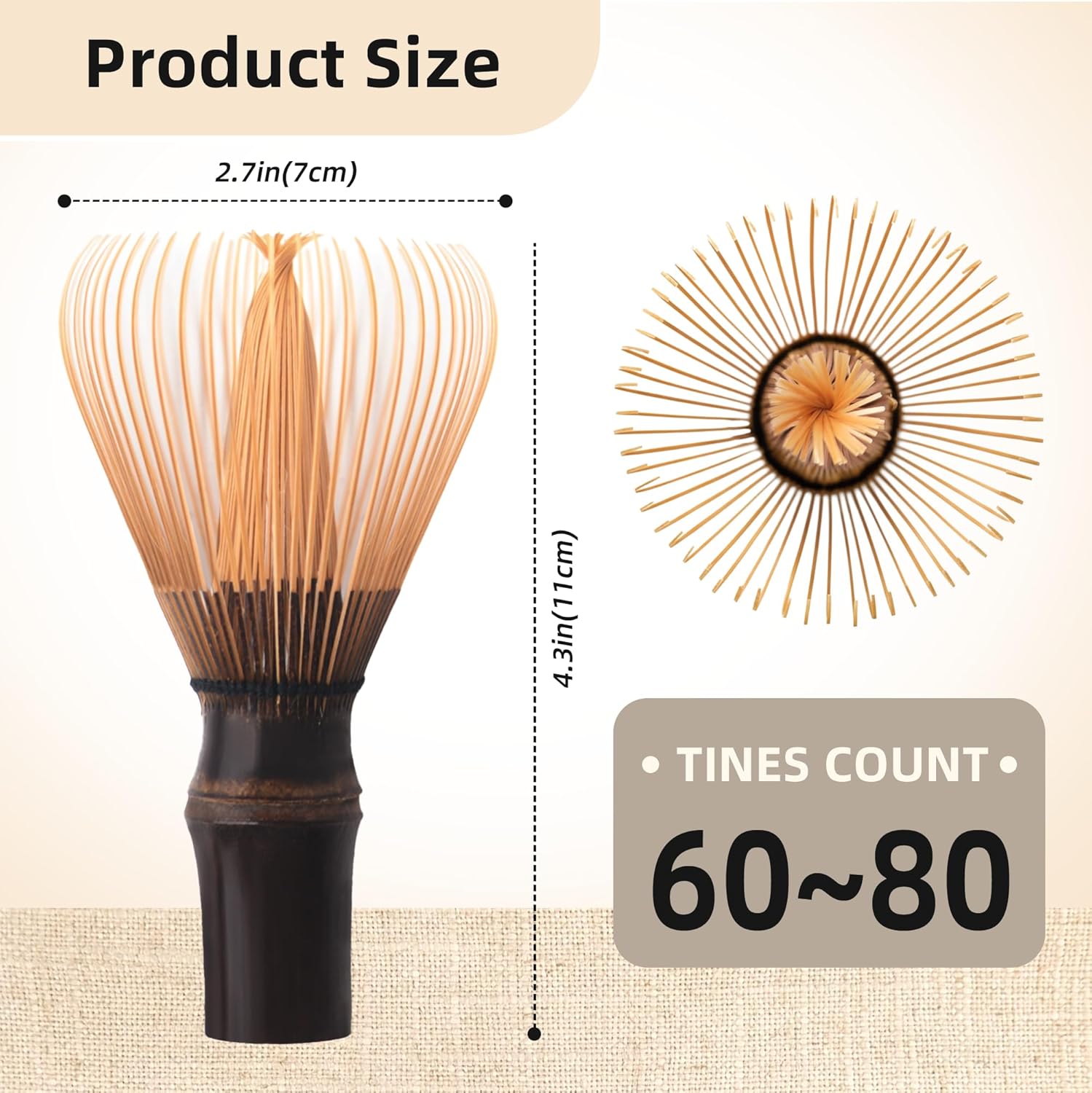 Shin Chasen Handmade Bamboo Ma - огляд і ціна Bamboo Whisk Chasen